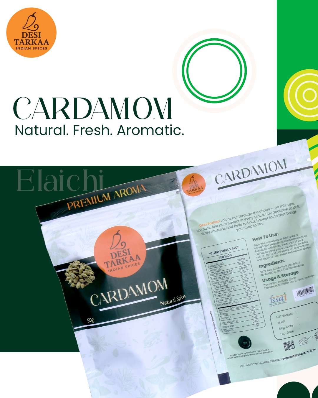 DESI TARKAA Cardamom