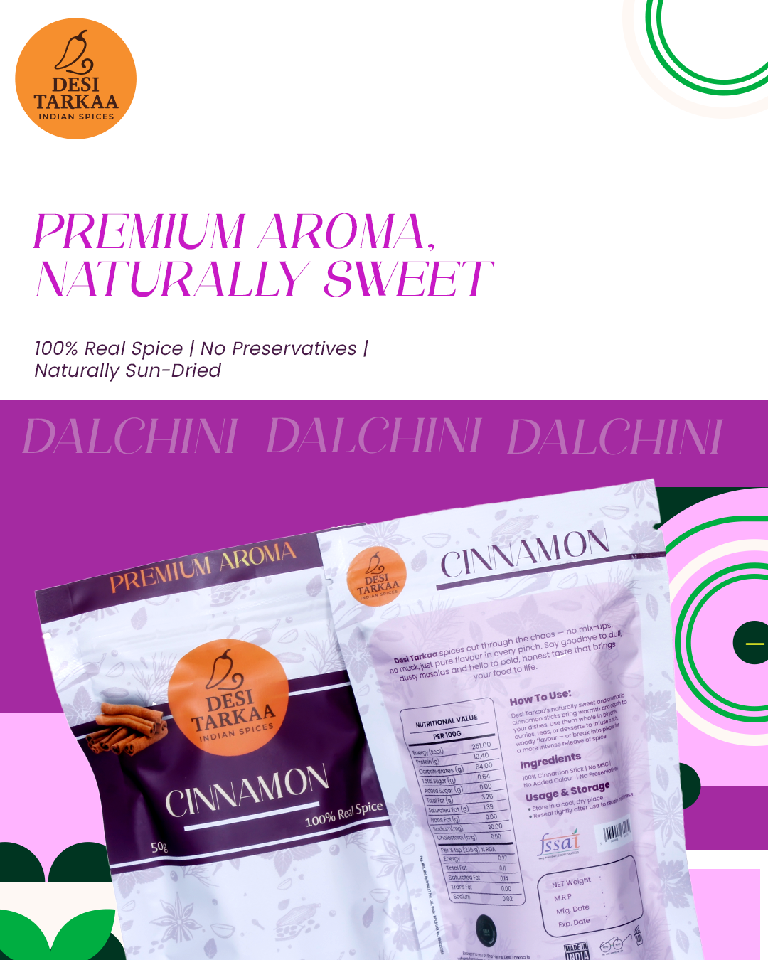 DESI TARKAA Cinnamon