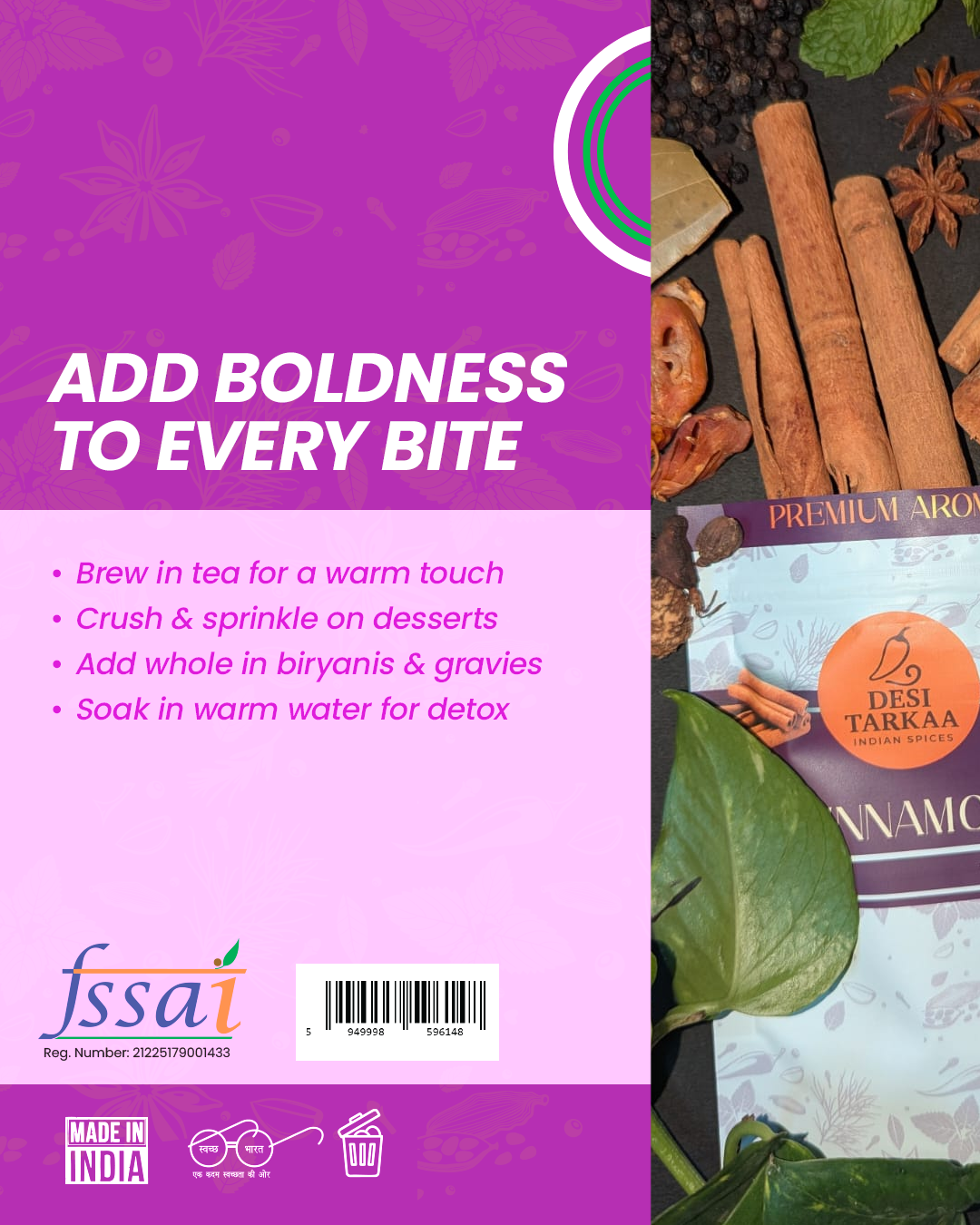 DESI TARKAA Cinnamon